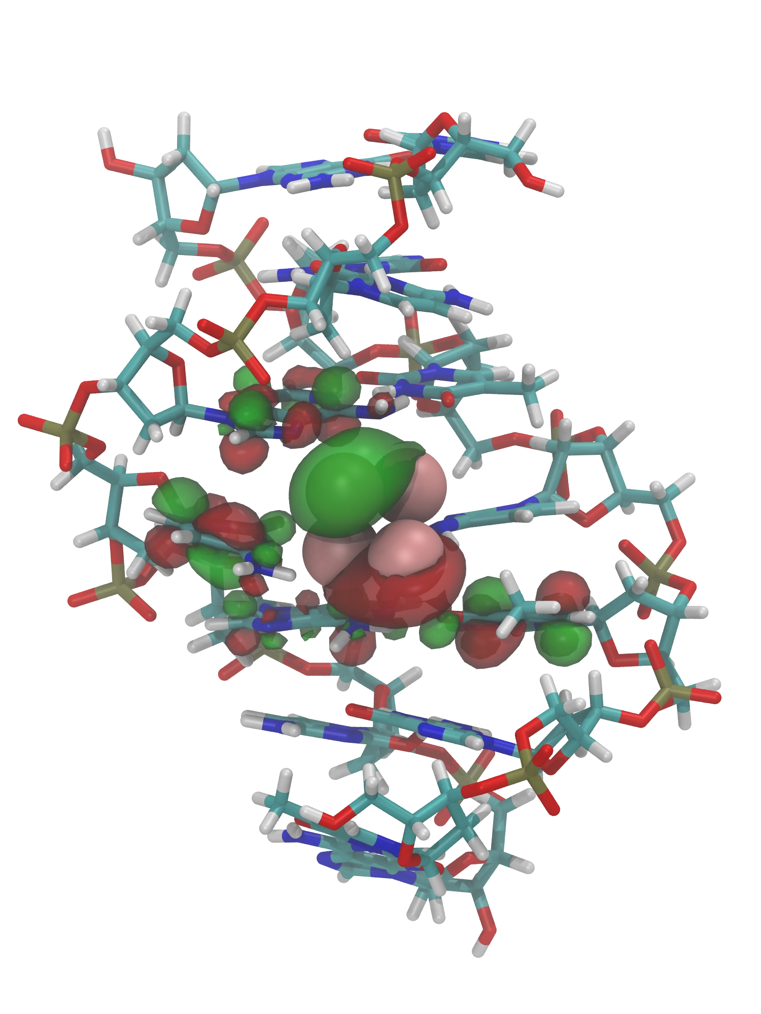 Molecular structure visualization